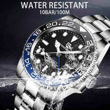 PAGANI DESIGN New NH34 Men Mechanical Watches AR Coating Sapphire Glass Automatic Watch 100M Waterproof GMT Sports Watch for Men
