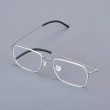 Denmark Brand Pure Titanium Screwless Glasses Frame for Men Square Ultralight Prescription Eyeglasses Women Optical Eyewear 5509