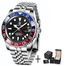 PAGANI DESIGN New NH34 Men Mechanical Watches AR Coating Sapphire Glass Automatic Watch 100M Waterproof GMT Sports Watch for Men